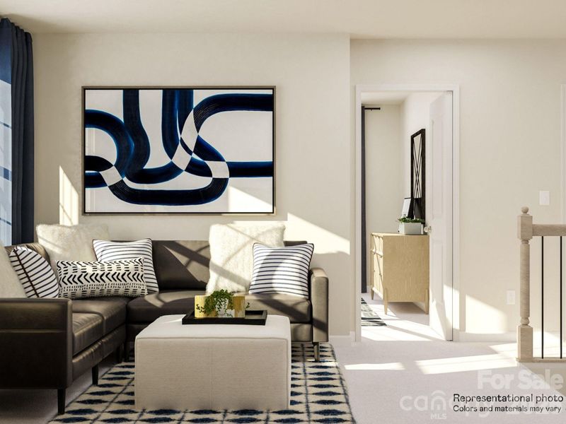 Furnished interior view inside a new home in Shannon Woods, Maiden (Image 14).