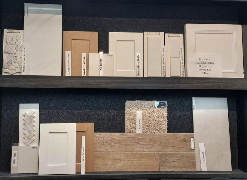 Sample of building materials used in homes in Ryehill, Sugar Land (Image 39).