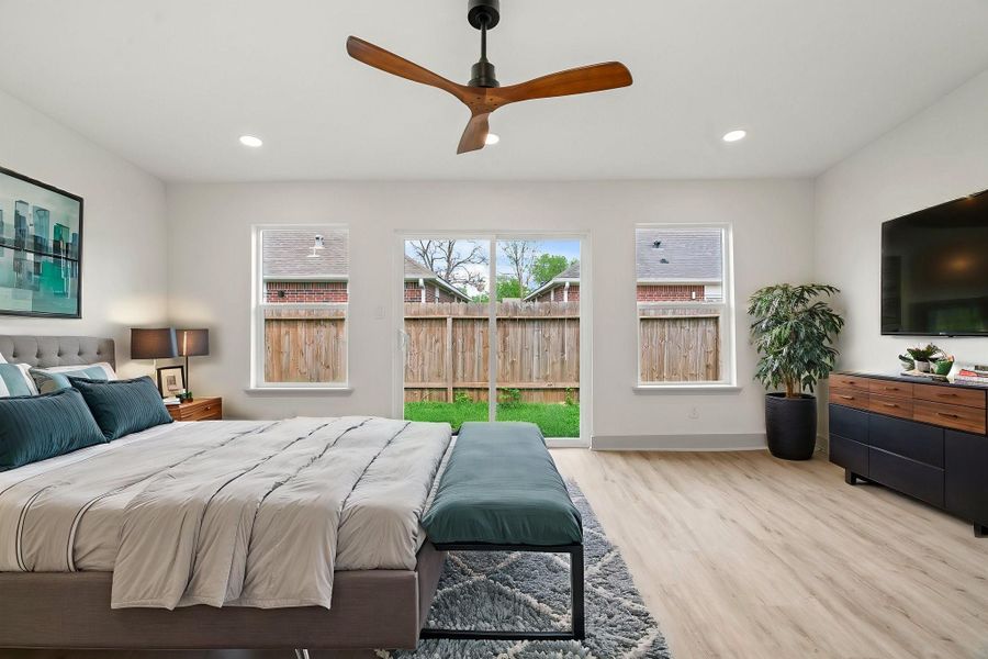 Furnished interior view inside a new home in , Houston (Image 6).