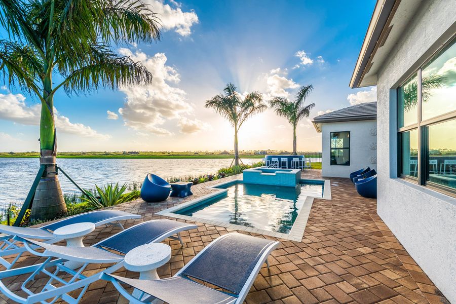 Representative exterior details of a home built from the Tivoli by GL Homes in Valencia Parc at Riverland, Port St. Lucie (Image 25).