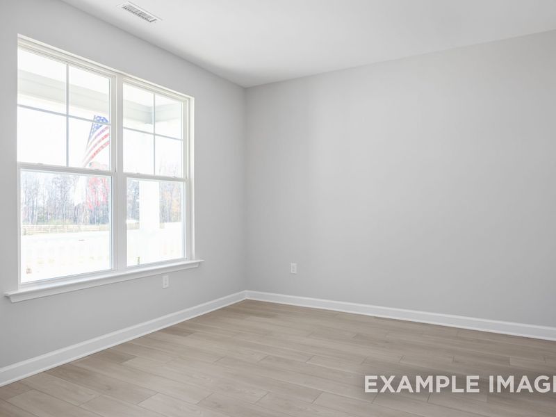 Representative unfurnished interior of a home built from the The Cypress II by Davidson Homes LLC in Tobacco Road, Angier (Image 17). Representative unfurnished interior of a home built from the The Cypress II by Davidson Homes LLC in Tobacco Road, Angier (Image 17).
