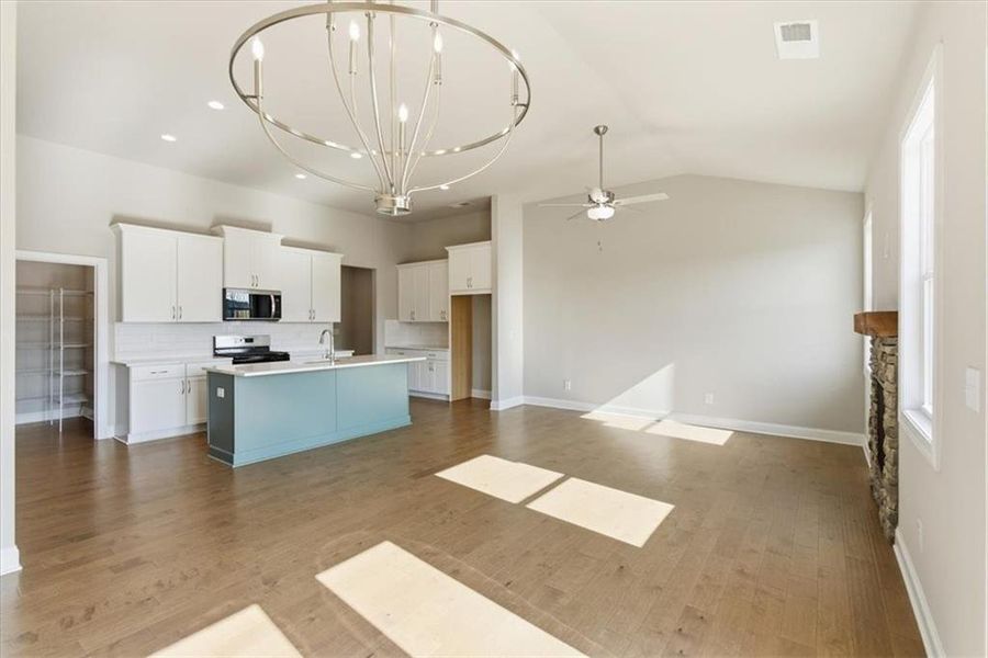 Spacious, unfurnished interior of a new home in Lakeside at Great Sky, Canton (Image 21).