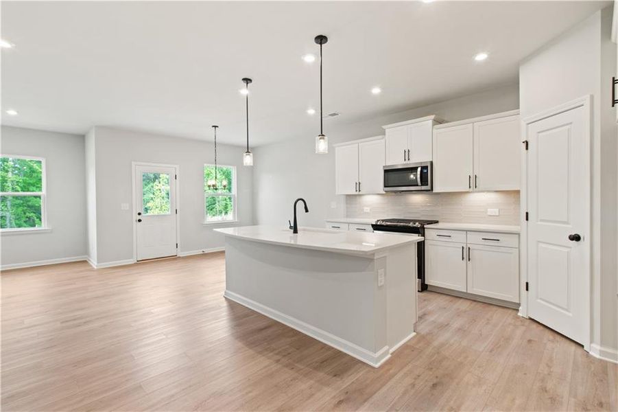 Furnished interior view inside a new home in Berkeley Mill, Cumming (Image 6). Furnished interior view inside a new home in Berkeley Mill, Cumming (Image 6).