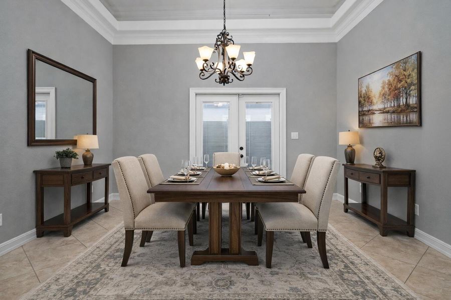 Furnished interior view inside a new home in , Beaumont (Image 6).