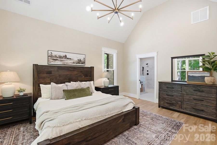 Furnished interior view inside a new home in , Marshville (Image 33).