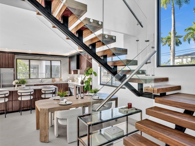 Furnished interior view inside a new home in , Dania Beach (Image 22).