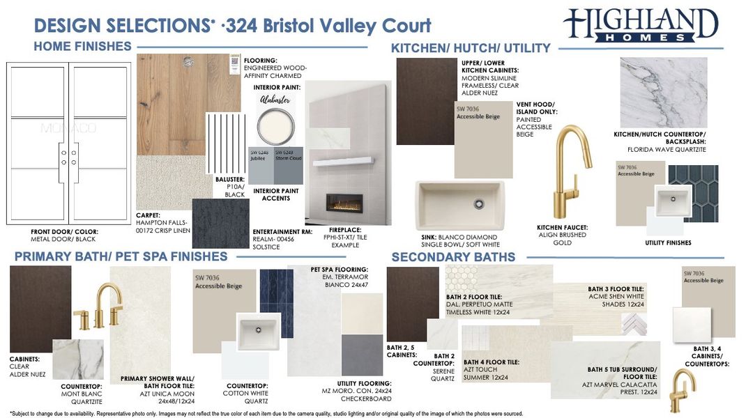 Sample of building materials used in homes in Estates at Bristol Valley, Heath (Image 3). Sample of building materials used in homes in Estates at Bristol Valley, Heath (Image 3).
