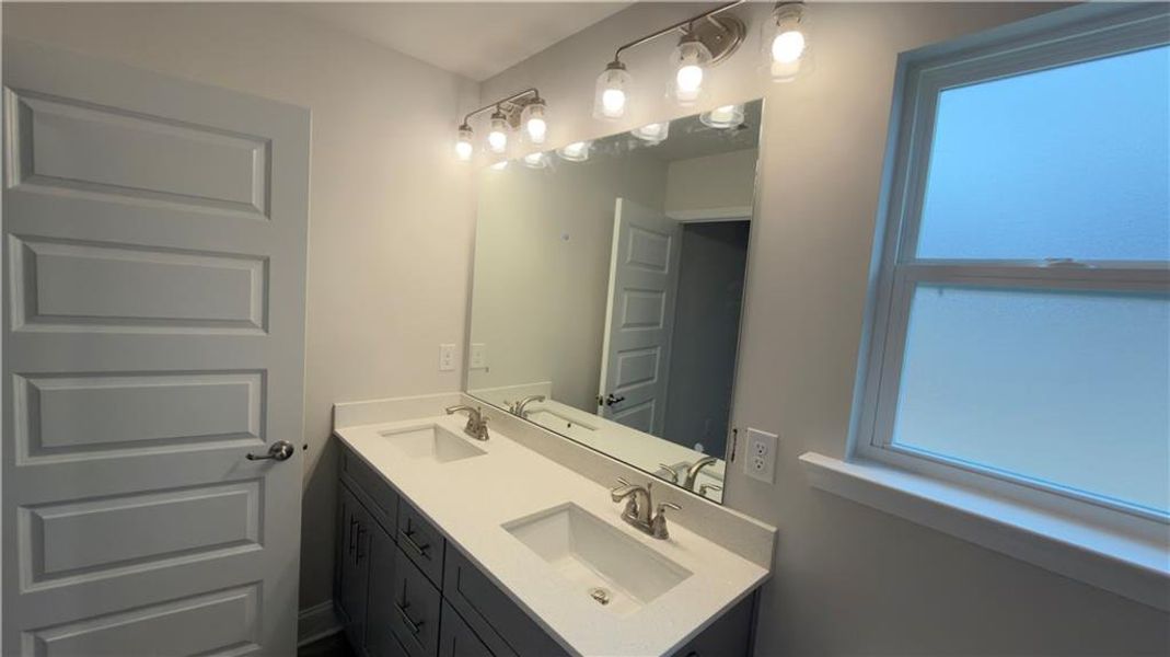 Furnished interior view inside a new home in Habersham Meadows, Demorest (Image 8).