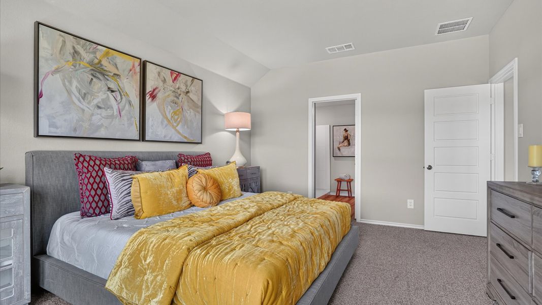 Furnished interior view inside a new home in Townes Landing, Fort Worth (Image 26).