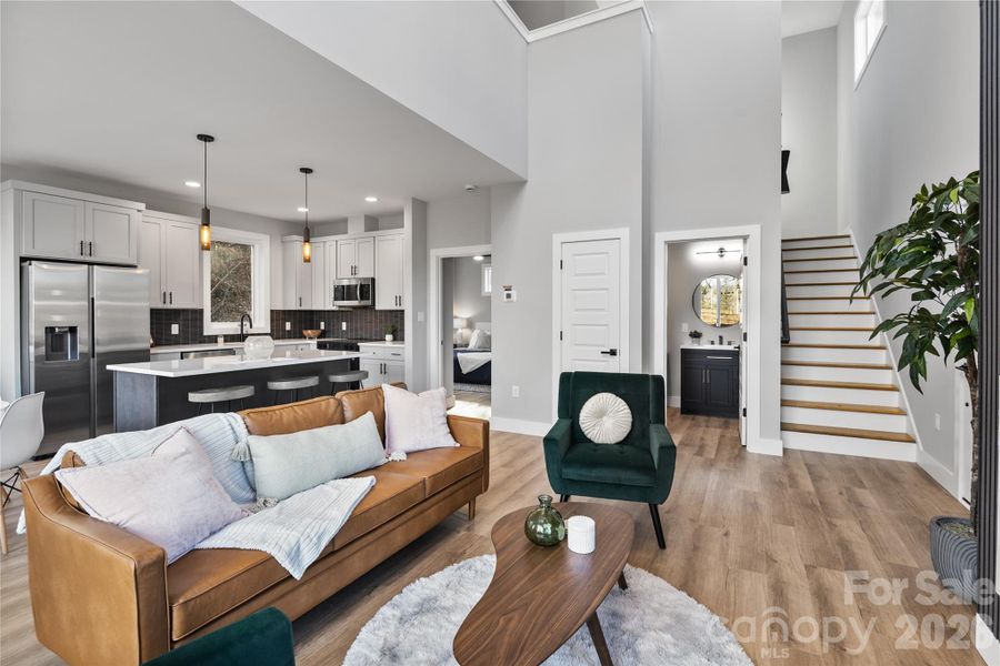 Living Room + Kitchen