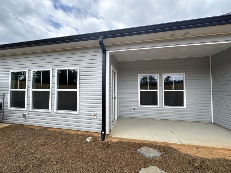 Exterior details and patio area of a home in Windsor, North Augusta (Image 4).