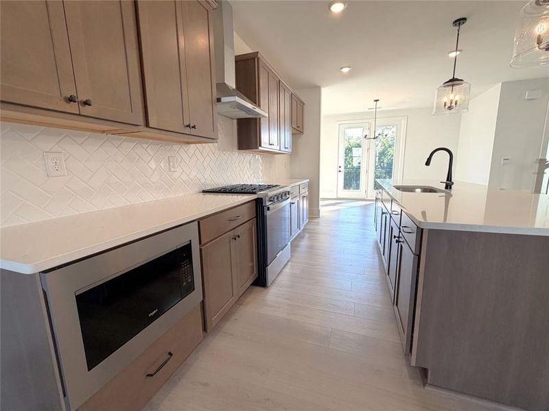 Furnished interior view inside a new home in Overlook at Peachtree Corners, Peachtree Corners (Image 17).