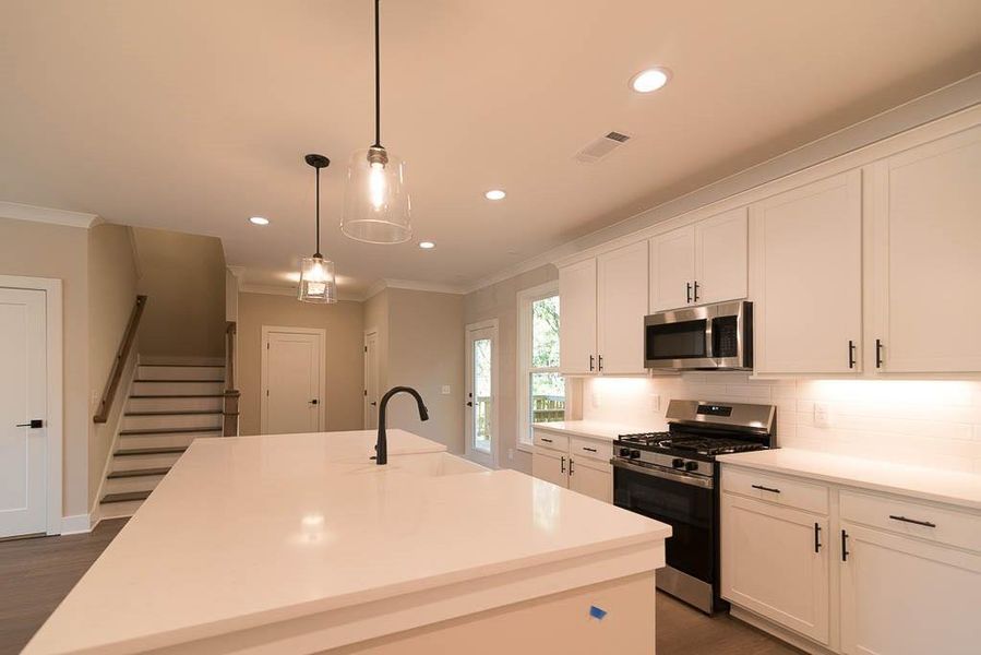 Furnished interior view inside a new home in , Decatur (Image 8).