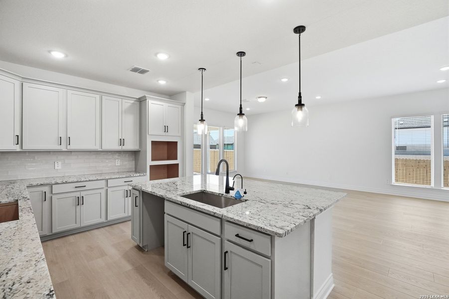 Furnished interior view inside a new home in Bison Ridge, San Antonio (Image 9).