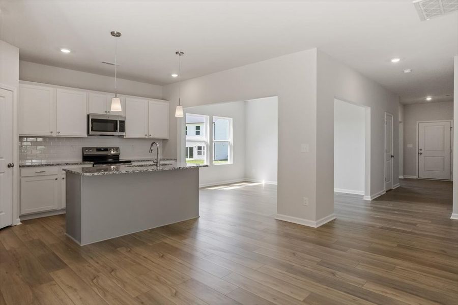 Furnished interior view inside a new home in Cambridge Reserve, Angier (Image 10).