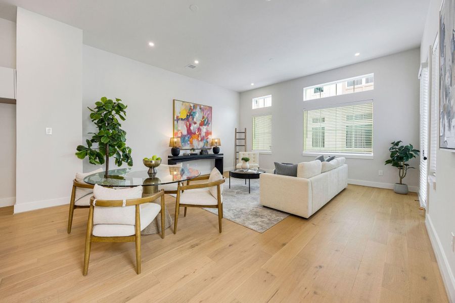 Furnished interior view inside a new home in Tulane Crossing, Houston (Image 10).