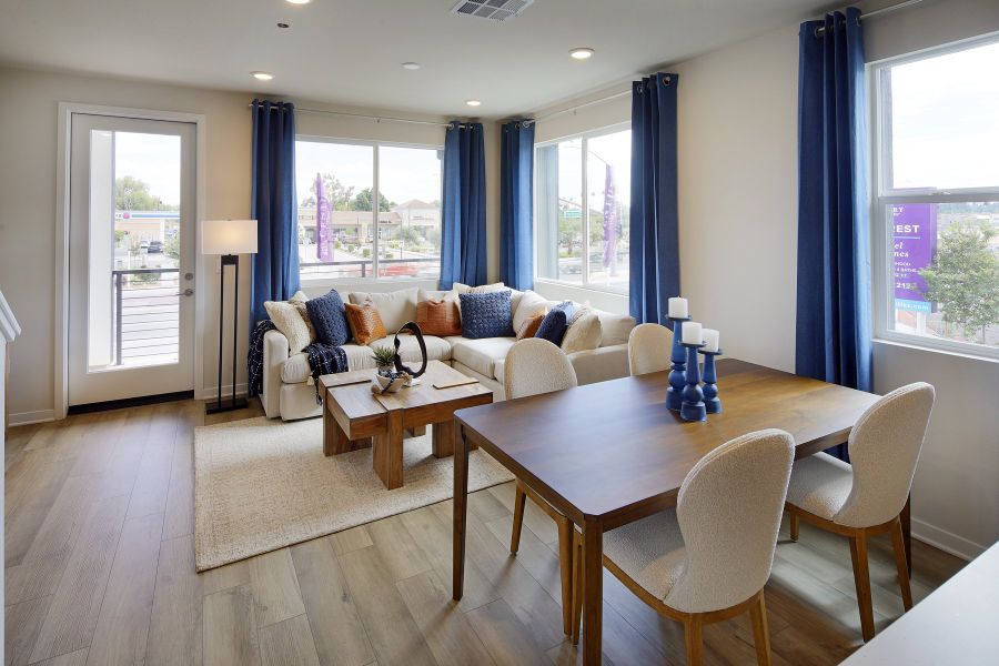 Furnished interior view inside a new home in , Spartanburg (Image 1). Furnished interior view inside a new home in , Spartanburg (Image 1).