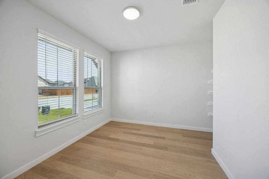 Home Office in the Wimbledon home plan by Trophy Signature Homes – REPRESENTATIVE PHOTO