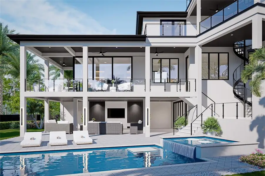 Exterior details and patio area of a home in , Sarasota (Image 4). Exterior details and patio area of a home in , Sarasota (Image 4).