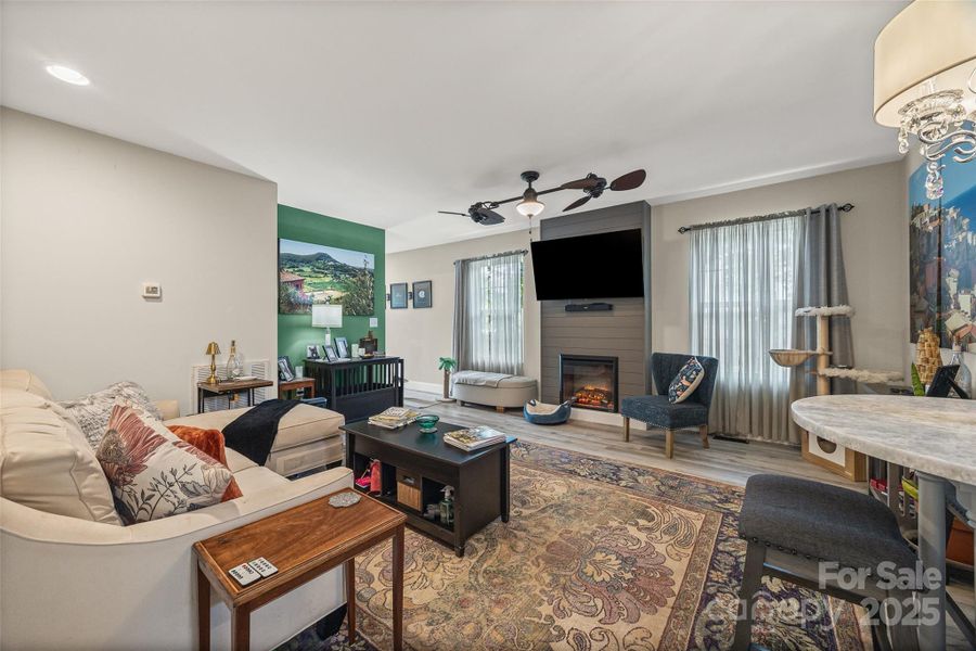 Furnished interior view inside a new home in , Clover (Image 12).