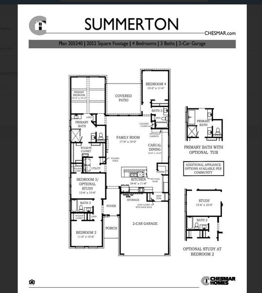 2D floor plan layout of this home in Kresston, Montgomery, TX (Image 4).