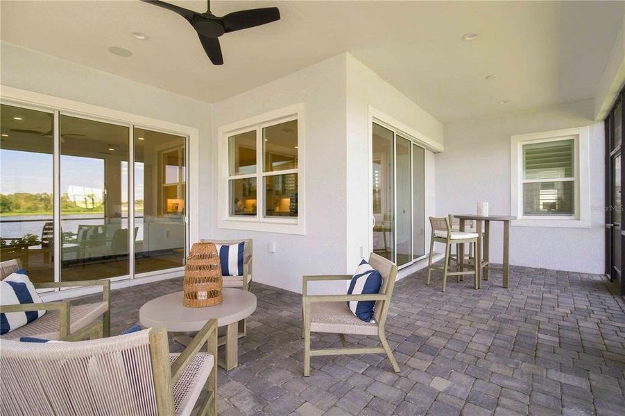 Exterior details and patio area of a home in , Parrish (Image 21).