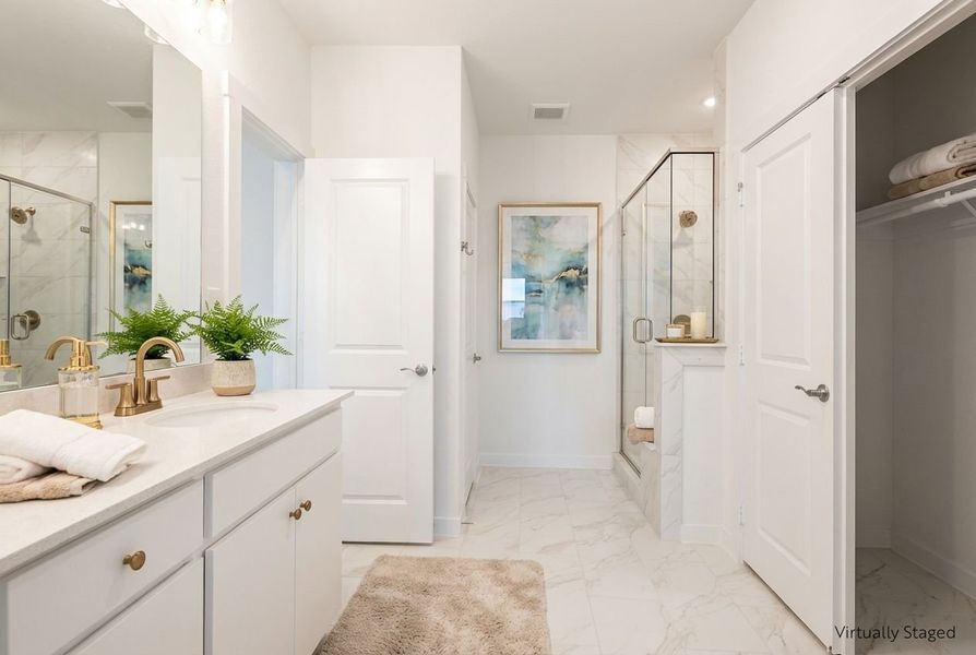 Furnished interior view inside a new home in Wildridge, Oak Point (Image 7).