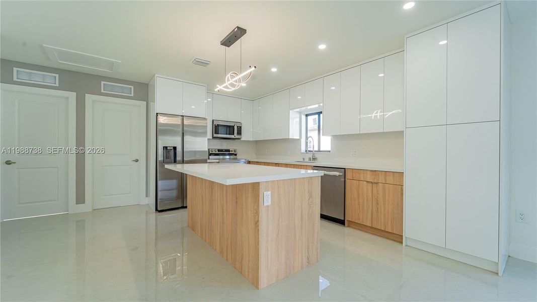 Furnished interior view inside a new home in , Miami (Image 6).