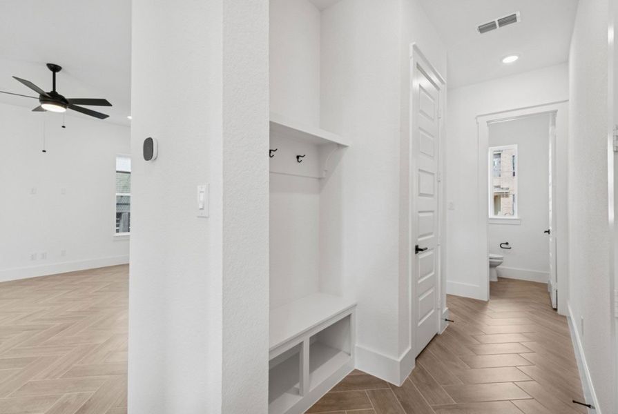 Spacious, unfurnished interior of a new home in Easthaven at Bridgeland Central - Vision Collection, Cypress (Image 12). Spacious, unfurnished interior of a new home in Easthaven at Bridgeland Central - Vision Collection, Cypress (Image 12).