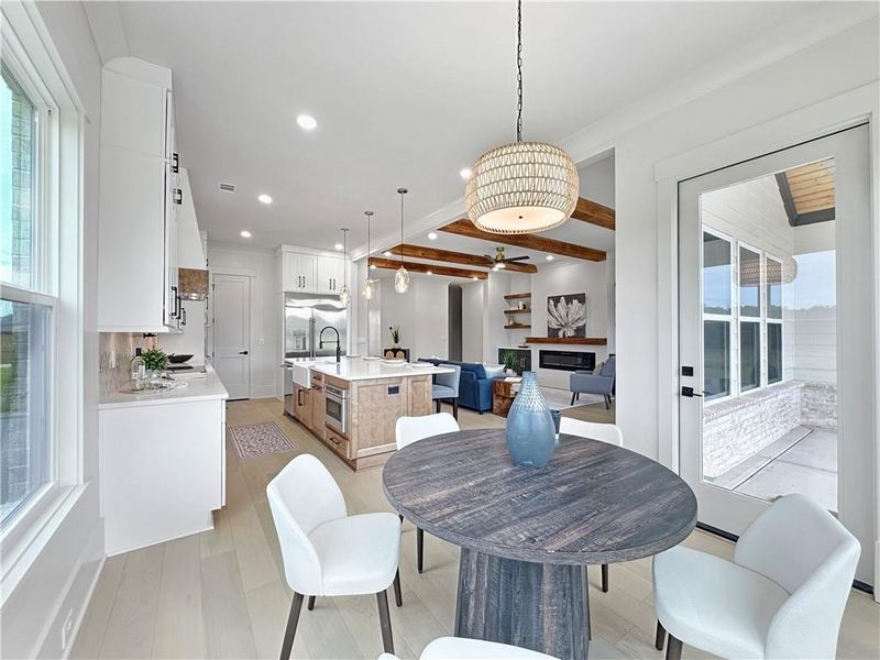Furnished interior view inside a new home in , Jefferson (Image 14).
