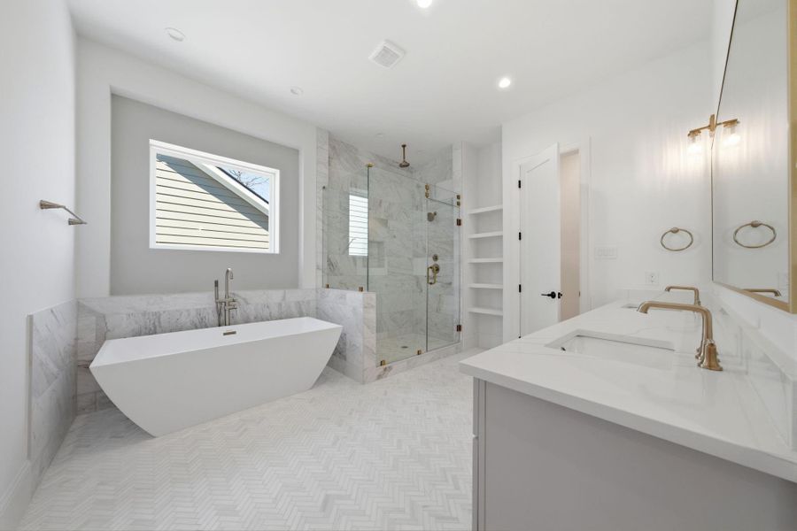 Furnished interior view inside a new home in , Houston (Image 28).