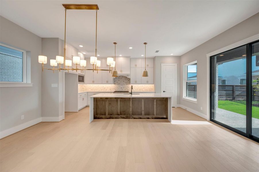 Furnished interior view inside a new home in Easthaven at Bridgeland Central - Vision Collection, Cypress (Image 7).