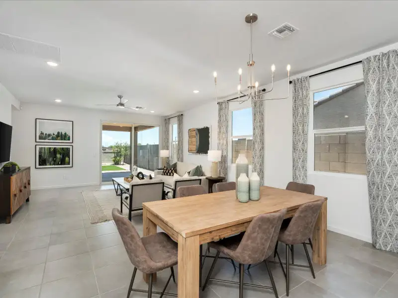Furnished interior view inside a new home in Silva Farms - Estate Series, Goodyear (Image 3).