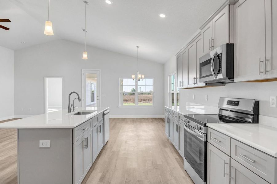 Furnished interior view inside a new home in Parkland Place, Pace (Image 4).