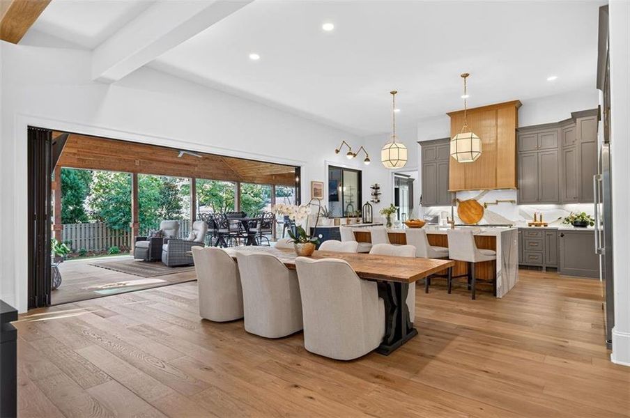 Furnished interior view inside a new home in , Alpharetta (Image 18).