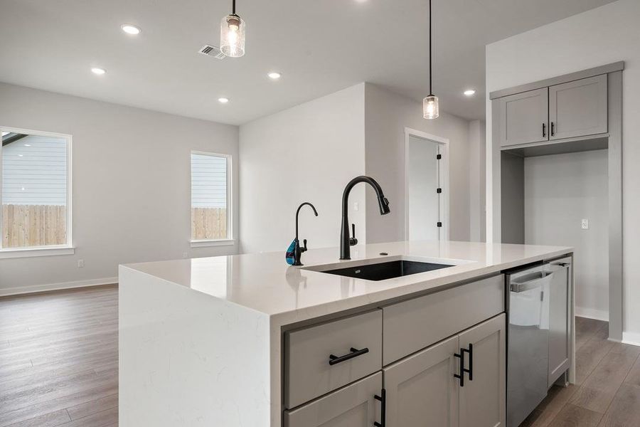 Furnished interior view inside a new home in Lagos Reserve, Manor (Image 13).