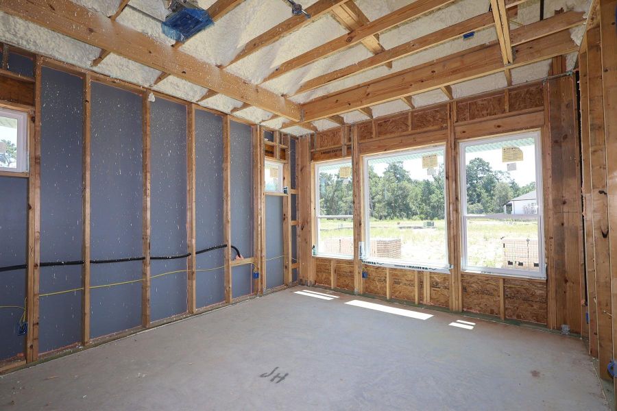 In-progress construction of a new home in Grand Central Park - Ascent Collection, Conroe, TX (Image 4).