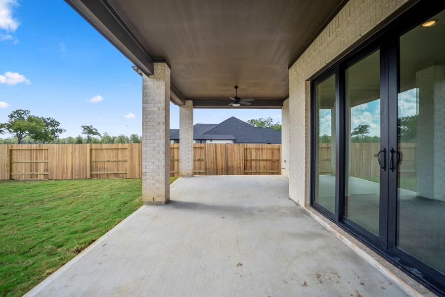 Exterior details and patio area of a home in Briarley, Montgomery (Image 3). Exterior details and patio area of a home in Briarley, Montgomery (Image 3).