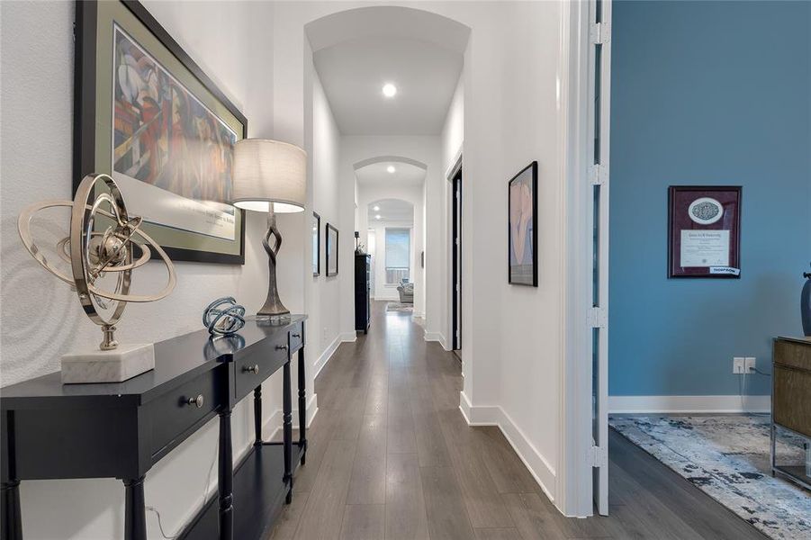 Furnished interior view inside a new home in , Van Alstyne (Image 36).