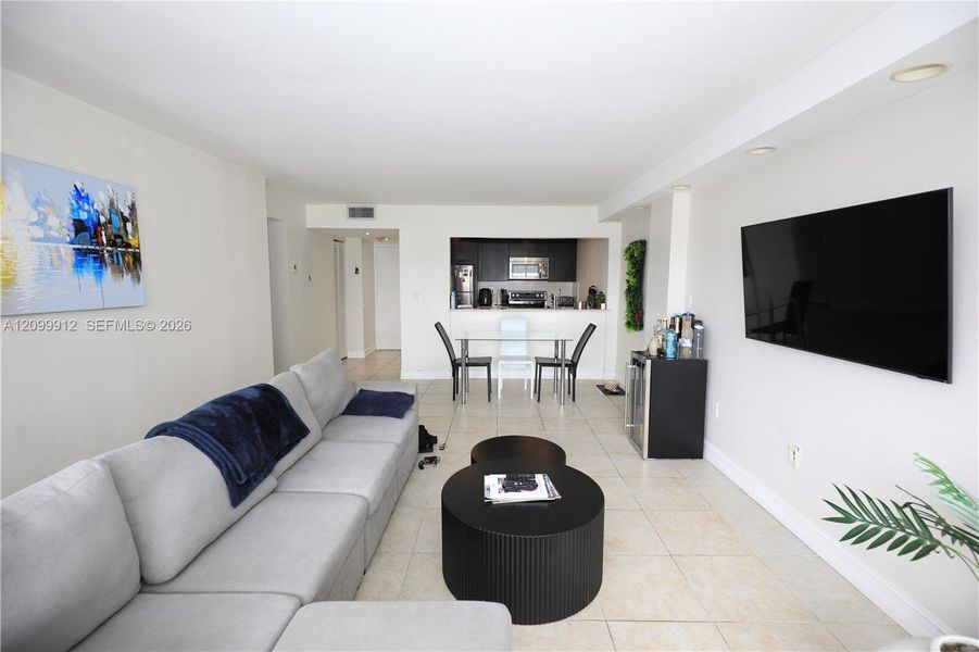 Furnished interior view inside a new home in , Miami (Image 16).