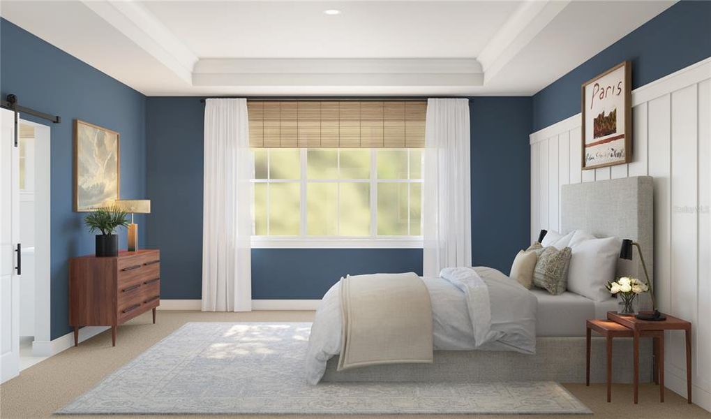 Furnished interior view inside a new home in Eden Preserve, Altamonte Springs (Image 4).