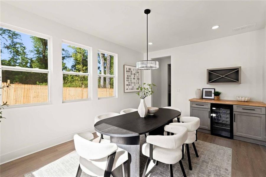 Furnished interior view inside a new home in , Griffin (Image 9).