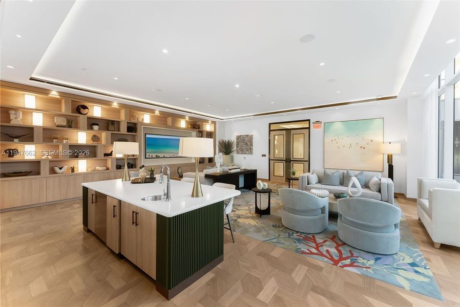 Furnished interior view inside a new home in , Fort Lauderdale (Image 6).