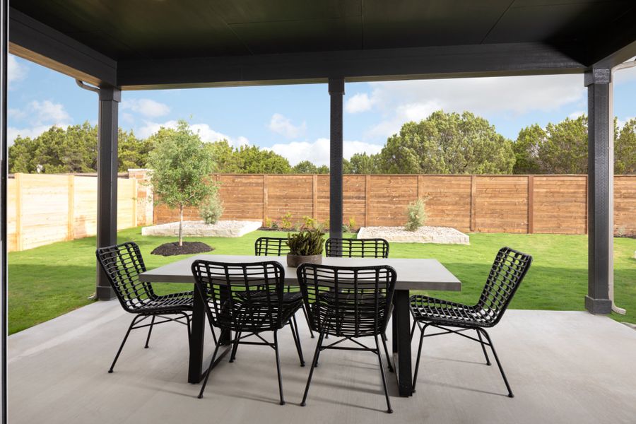 Covered Back Patio