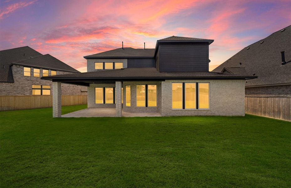 Exterior details and patio area of a home in Bridgeland 60′, Cypress (Image 19). Exterior details and patio area of a home in Bridgeland 60′, Cypress (Image 19).