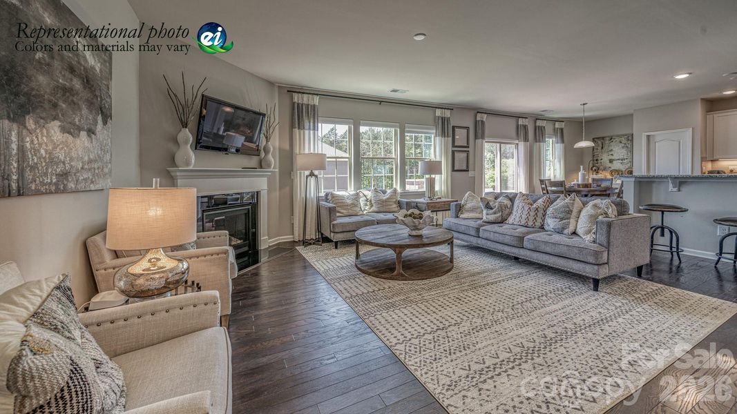 Furnished interior view inside a new home in Shannon Woods, Maiden (Image 5).