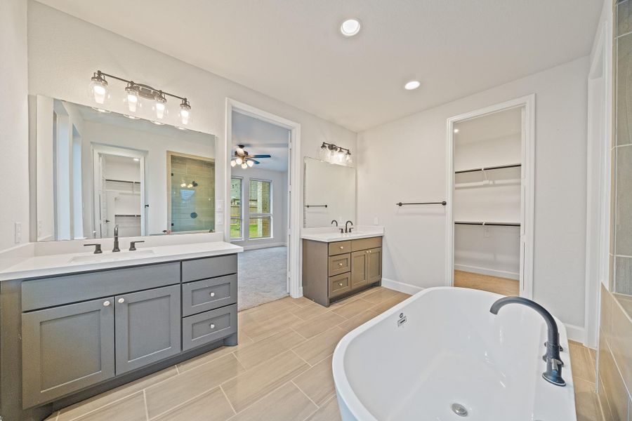 Furnished interior view inside a new home in , Brookshire (Image 4).