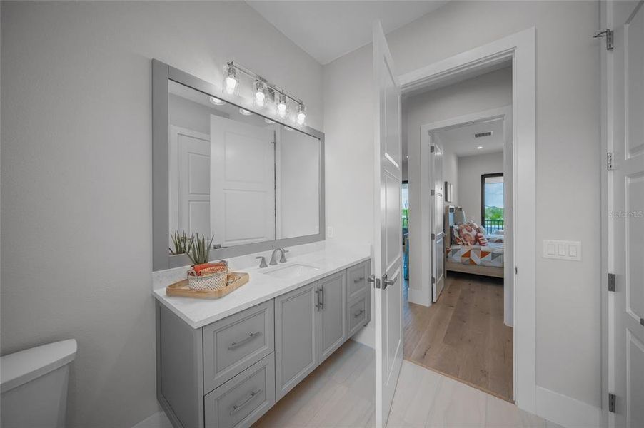 Furnished interior view inside a new home in , Nokomis (Image 48).