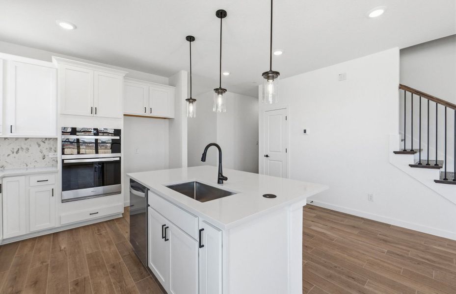 Furnished interior view inside a new home in Sunfield, Buda (Image 5).