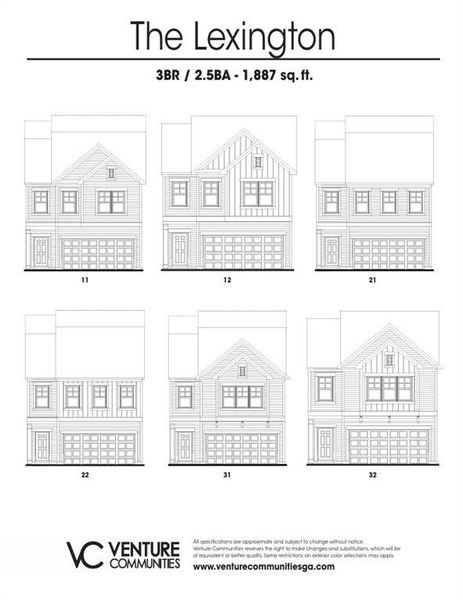 Exterior rendering of this home design in , Calhoun, GA (Image 3). Exterior rendering of this home design in , Calhoun, GA (Image 3).